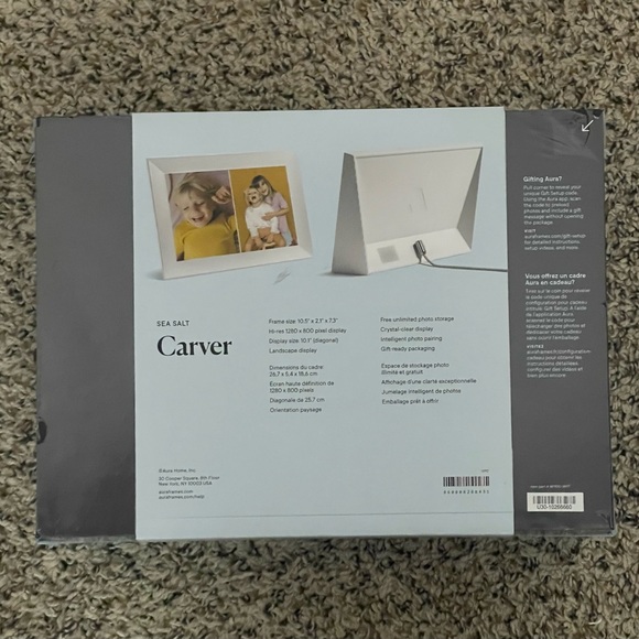 Aura Carver HD Smart Digital Picture Frame 10.1 Inch WiFi Cloud Digital Photo - Picture 9 of 9